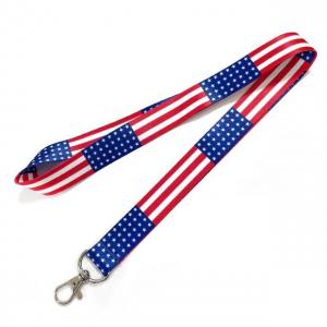 China Nylon Logo Printed Lanyard Union Made American Made Promotional Products supplier