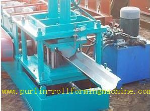 Durable Seamless Gutter Machine , Water Gutter Making Equipment Former Line