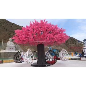 China Equipo de juegos interactivo con columpio de árbol floreciente de alta durabilidad wholesale