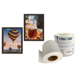 China Instant Dry Resin Coated Minilab Luster Photo Paper For Fuji Epson Inkjet Printer supplier