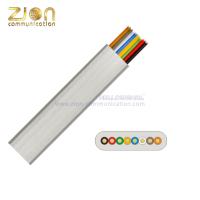 China OEM Factory 28 AWG Stranded OFC 8 Core Telephone Cable Flat Telephone Wire on sale