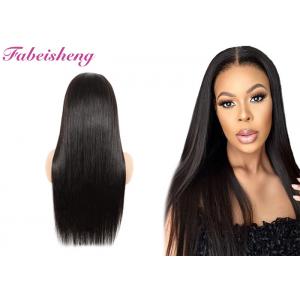 China Straight Front Lace Wigs with Cap Construction Lace Front - 10-40 Inch Length supplier