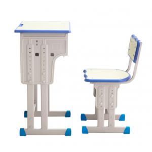 Classroom Adjustable Single Seat Desk Chair Steel School Furniture