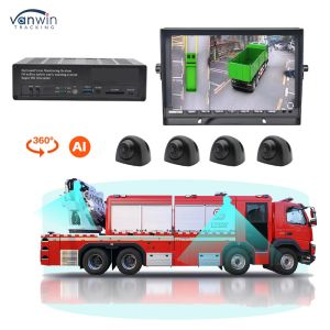 China Cámara panorámica de 360 grados 4 canales HD de automóvil 3D vista de pájaro cámara AVM adecuada para automóvil cámara de vehículo supplier