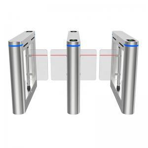 China High Security Swing Barrier Turnstile Gates Face Recognition Fingerprint Access Control supplier