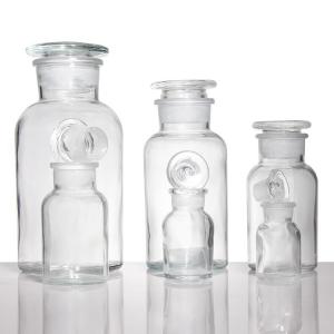 50ml 1000ml Round Brown Glass Medicine Bottles Apothecary Jars