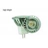 High Power 1W 5000 - 10000K AC / DC 12V SMD MR16 LED SpotLight Bulb For