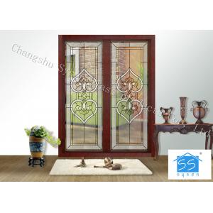 China Fire Rated Door Glass Panels , Residential House Translucent Glass Panels supplier