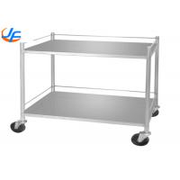 China RK Bakeware China Foodservice NSF 3 Tier Stainless Steel Serving Cart Stainless Steel Material Distribution Cart on sale