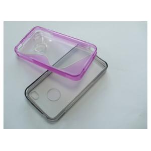 China iPhone Waterproof Case Dual Shot Injection Molding With Texture Surface And Gloss Finish supplier