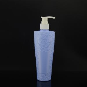 250ml PE  Durable Harmless Empty Shampoo Bottle White Pump Bottles For Shampoo