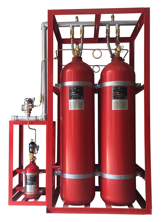 China Pre-Engineered IG100 Inert Gas Fire Suppression System Kit with Seamless Steel Pipes for Total Flooding wholesale