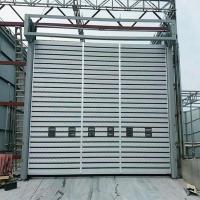 China High Durability Safety Automatic Roller Door Strong Wind Resistant on sale