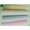 55 / 50 / 55 Gsm Offset Printing Copier Paper Rolls , Ncr 5 Colored Paper Jumbo