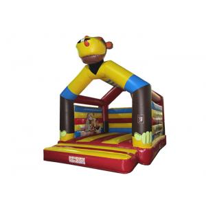 China Inflatable monkey themed jumping house Yellow monkey inflatable bouncer jumping castle inflatable monkey for sale supplier