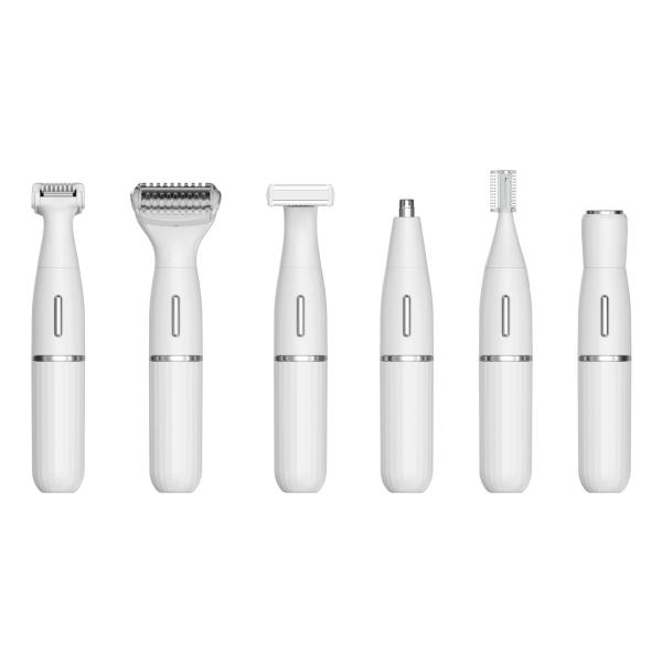 6-in-1 Multifunctional Electric Shaver and Nose Hair Trimmer with 1 Year Warranty and Rechargeable USB Power