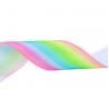 Oem Logo Pastel Rainbow 75mm Glitter Ribbon Custom 1 Print Grossgrain