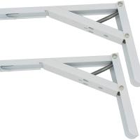China 12 Spring Loaded Folding Shelf Bracket for Wall Mounting in Industry 1.5-2.0mm Thick on sale