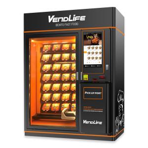 4G Ready To Eat Meals Vending Machine , 2290mm hot noodle vending machine