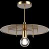 China Corniche Modern Brass Circular Chandelier with Adjustable Height for Indoor Rooms wholesale