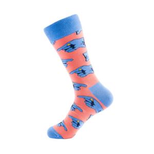 Custom Colorful Knitting Fashion Cotton Socks For Men / Happy Socks Dress Casual