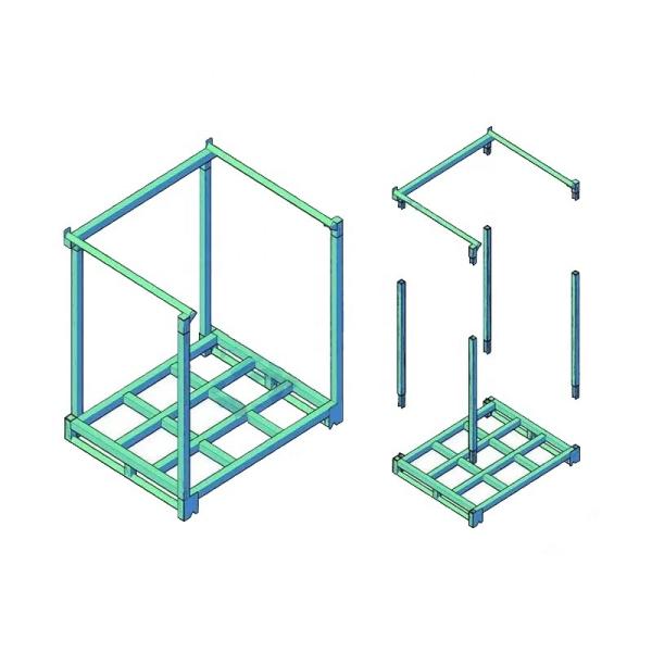 Heavy Duty Stackable Pallet Racks Customized Warehouse Stackable Steel Storage Racks