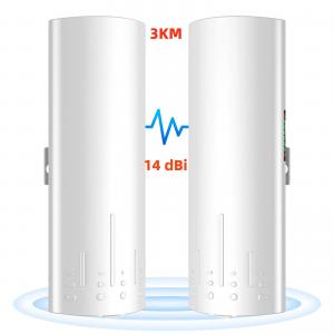 Elevator Farm Point To Point Wireless Bridge 24V PoE 2 LAN 14dBi 5ghz 3km Wifi CPE