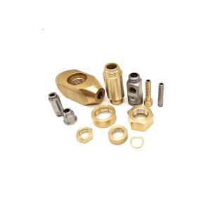 China Polish Oxidation Precision Insert Pins Brass CNC Parts Machining Service wholesale