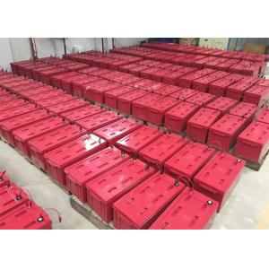 Red M8 Front Terminal Battery For Digital Channel Station , 12v180ah Capacity