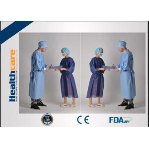 Single Use SBPP SMS Disposable Isolation Gowns With Long Sleeves