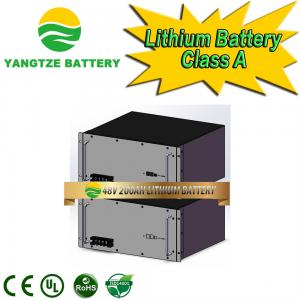 China Large 48V Lithium Ion Battery 200ah 51.2V 100kg Black 442*680*223mm supplier