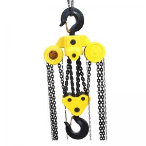 China Safe 10 Ton Manual Chain Hoist , Chain Pulley Block With Hook Good Performance supplier