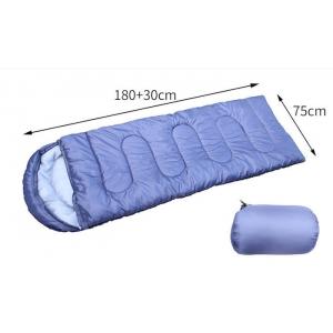 Blue Waterproof 190T Polyester Outdoor Mountain Sleeping Bags For Cold Weather
