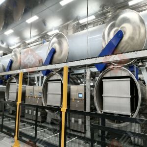 China Personalización DN1200 Máquina de esterilización de retorte Esterilizador Autoclave adecuado para la carne de vacuno enlatada con alcachofas de oliva wholesale