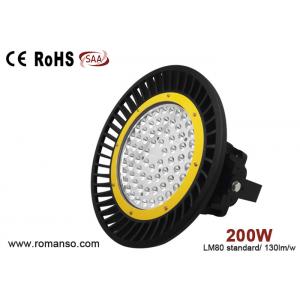 China High Brightness Aluminum 200W 24000lm LED High Bay Warehouse Lighting supplier