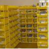 China Stackable Warehouse Storage Crates Plastic Shelf Bin Boxes For Part Bins Heavy Duty Industrial Tool Part Storage Bin Stackable Plastic Bins Wall Mounted Warehouse Shelf Screw Bins wholesale