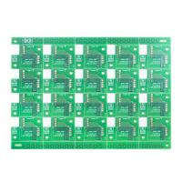 China Immersion Gold Multilayer Circuit Board 6L FR4 Halogen Free Green Solder Mask Color on sale