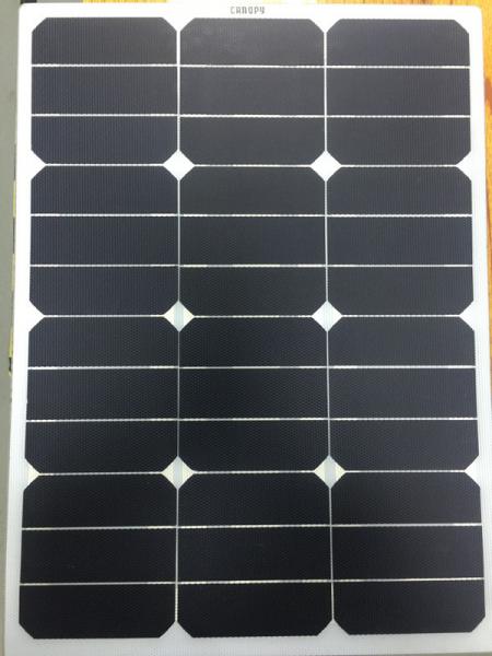 High Efficiency 50W SunPower Flexible Solar Cells Corrosion Resistant For