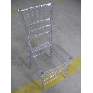 Clear resin Chiavari chair banquet chair for rental use