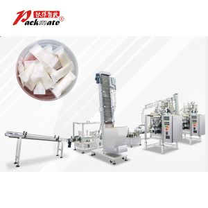 China Double High Speed Single Lane Host Machine Support Flat Cutting SNUS Pouch granule and powder Automatic Packing Line supplier