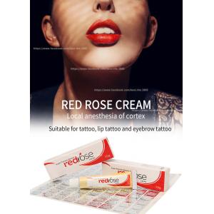 China Red Rose Numb Anesthetic Cream 10g Permanent Makeup Lidocaine Numbing Cream Apply For 20 Mins Numb For 5-6 Hours supplier