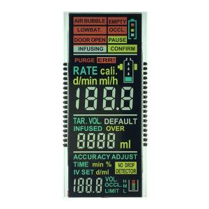 Mini 7 Segment LCD Display Module VA TN 36 Pins For Time Digit Front Glass Display