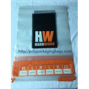 China Custom Printed  Transparent  Self Adhesive Plastic Bags For Clothing Packaging supplier