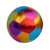 OEM ODM Accepted 25cm Kids Shiny Pvc Inflatable Plush Fabric Covered Toy Soccer Balls