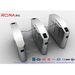 China Flap Barrier Gate Half High Turnstile Security Systems Swing Gate Flap Barrier supplier