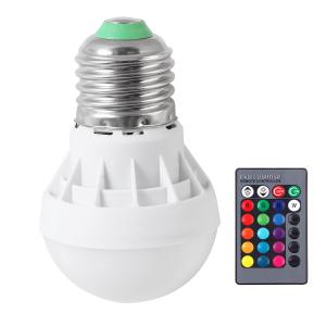 RGB Color Changing Dimmable LED Bulbs E12 E14 LED Bulb 3W Wattage