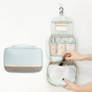 China Wholesale Eco-Friendly Polyester Small Organizer Cosmetic Bag Travel With Handle wholesale