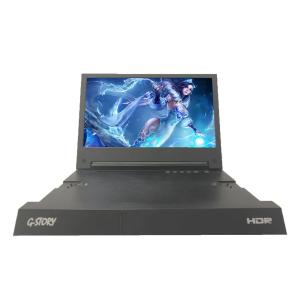 China Pantalla portátil negra del videojuego, monitor portátil del viaje ultra fino para PS4 wholesale