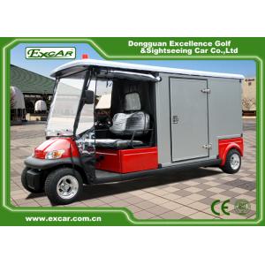 2 Seater 48v Electric Ambulance Golf Cart With Rain Cover Waterproof