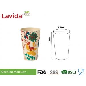 China BPA Free Bamboo Fibre Eco Cup 15.6oz 440ml Non - Fragile With Unique Rustic Texture supplier